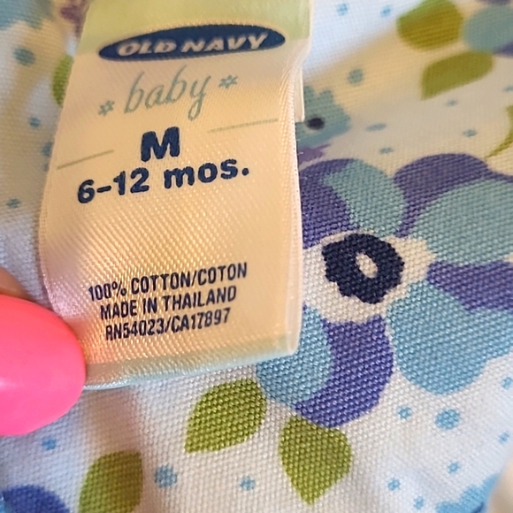 Blue Dress &  Bottoms 6-12m Baby Girl Old Navy - Picture 7 of 7